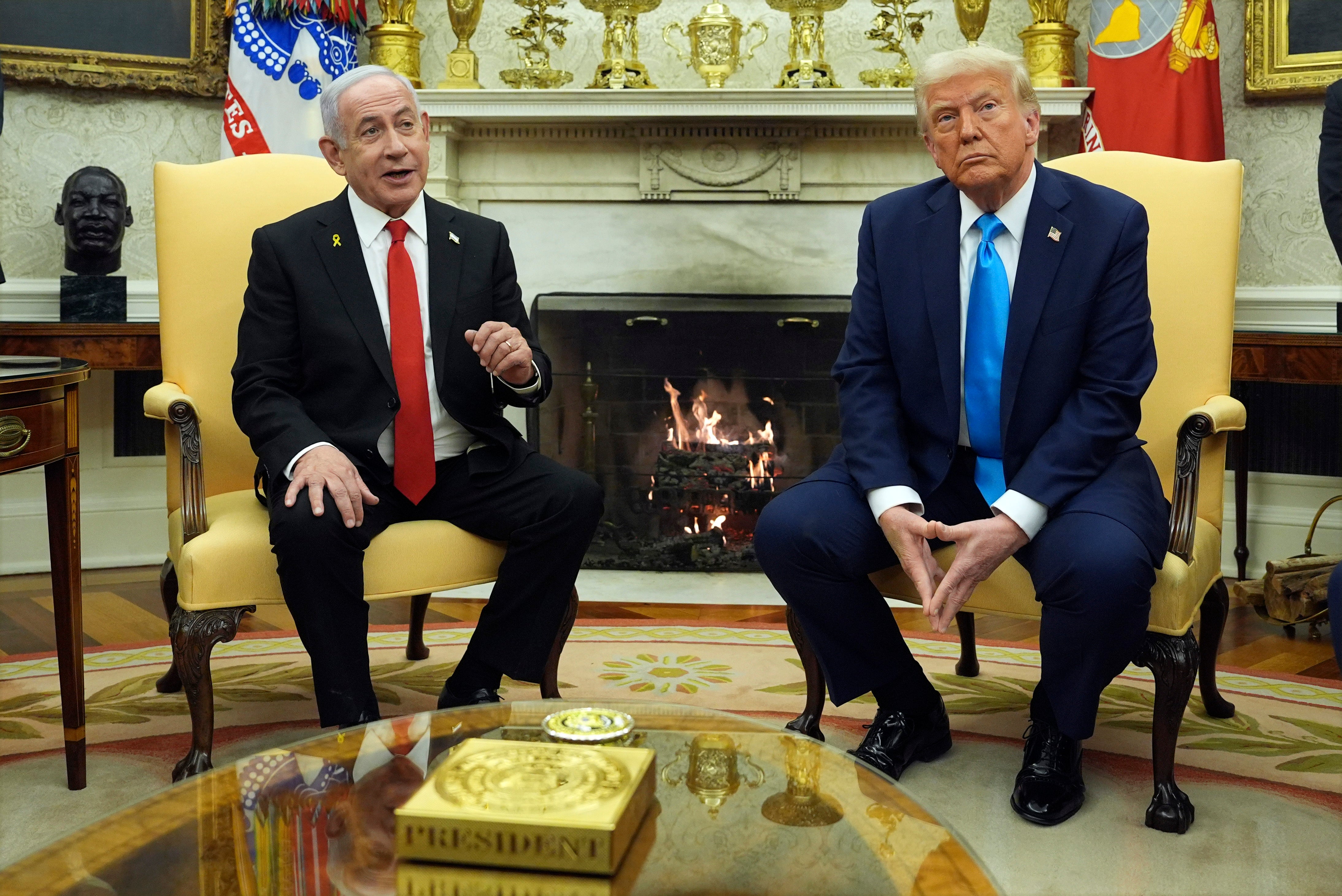 Donald Trump and Benjamin Netanyahu meet in Washington earlier this week