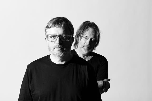 <p>Mark Pritchard (left) and Thom Yorke</p>