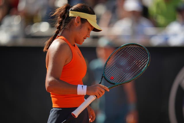 <p>Emma Raducanu has sparked injury fears ahead of the French Open</p>