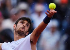 Lorenzo Musetti beats Daniil Medvedev after Rome downpour forces suspension on match point